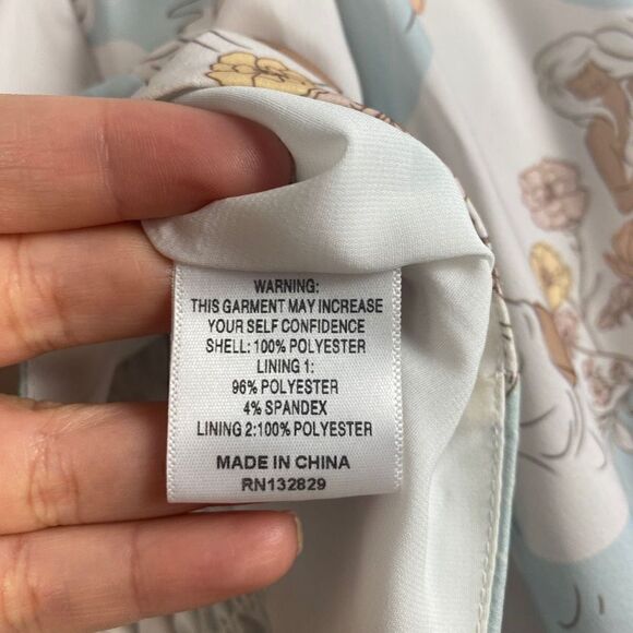 Song of Style Dixie Long sleeve Crop Top in Siren Multi - Picture 8 of 12